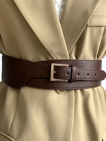 Sonicelife-Asymmetric Leather Belt