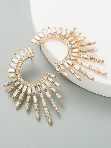 Sonicelife-Rhinestones Sunshine Earrings