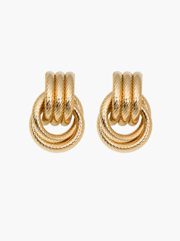 Sonicelife-Hoop Cross Earrings