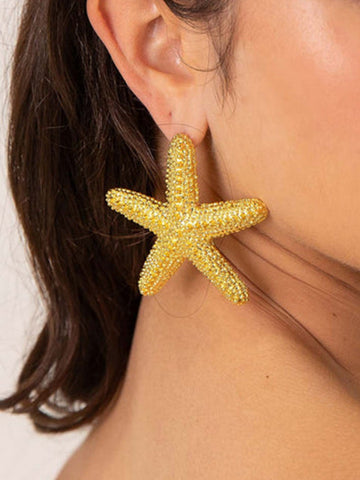 Sonicelife-Starfish Design Beach Holiday Earrings