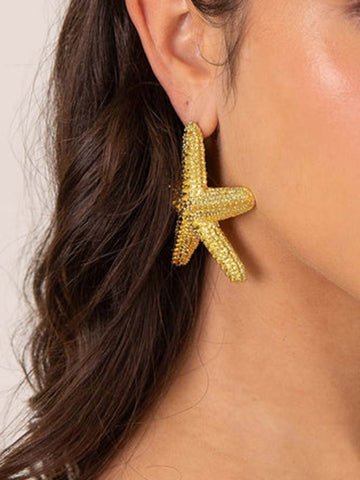 Sonicelife-Starfish Design Beach Holiday Earrings