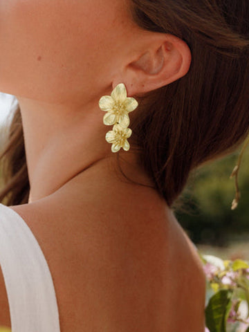 Sonicelife-Fashionable Flower-Shaped Earrings