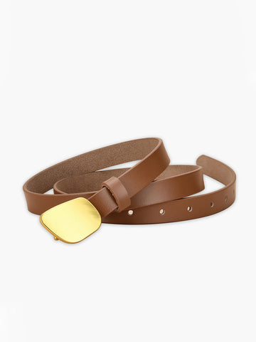 Sonicelife-Metal Buckle Leather Belt