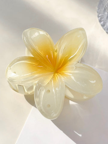 Sonicelife-Trendy Colorful Resin Flower Hair Clip