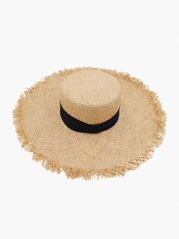 Sonicelife-South Beach Straw Wide Brim Hat