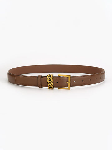 Sonicelife-Versatile Pin Buckle Leather Belt