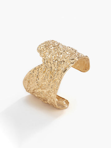 Sonicelife-Irregular Gold Cuff Bracelet