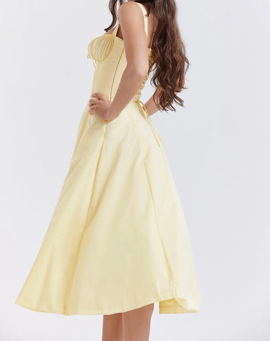 Sonicelife Carmen Buttercup Bustier Sundress