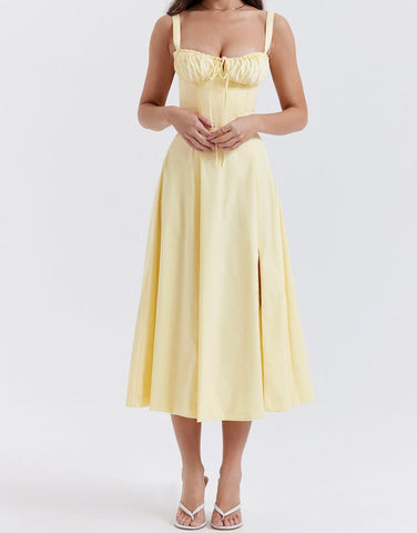 Sonicelife Carmen Buttercup Bustier Sundress