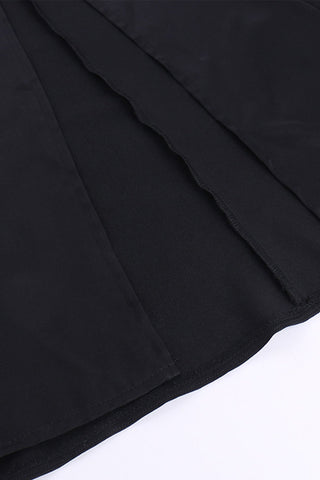 Sonicelife-Contrast Bow Slit Backless Cami Dress