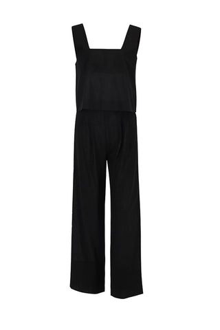 Sonicelife Cotton Square Neck Tank Pants Suits