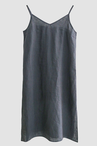 Sonicelife Daisy Linen Slip Dress