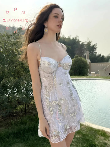 Sonicelife For Love And Lemons Opal Mini Dress