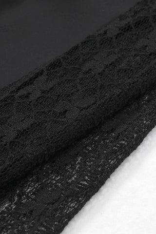 Sonicelife-Lace Tie-up Three-piece Swimsuit