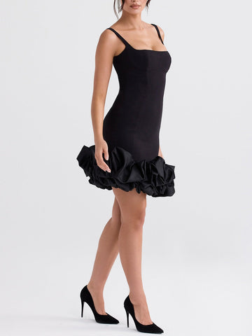 Sonicelife Lilou Ruffle Hem Dress