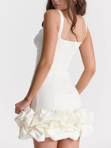 Sonicelife Lilou Ruffle Hem Dress