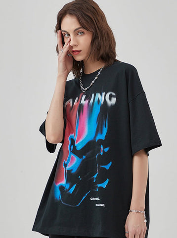 Sonicelife-Falling Aesthetic Y2K Print Dreamcore Unisex T-Shirt