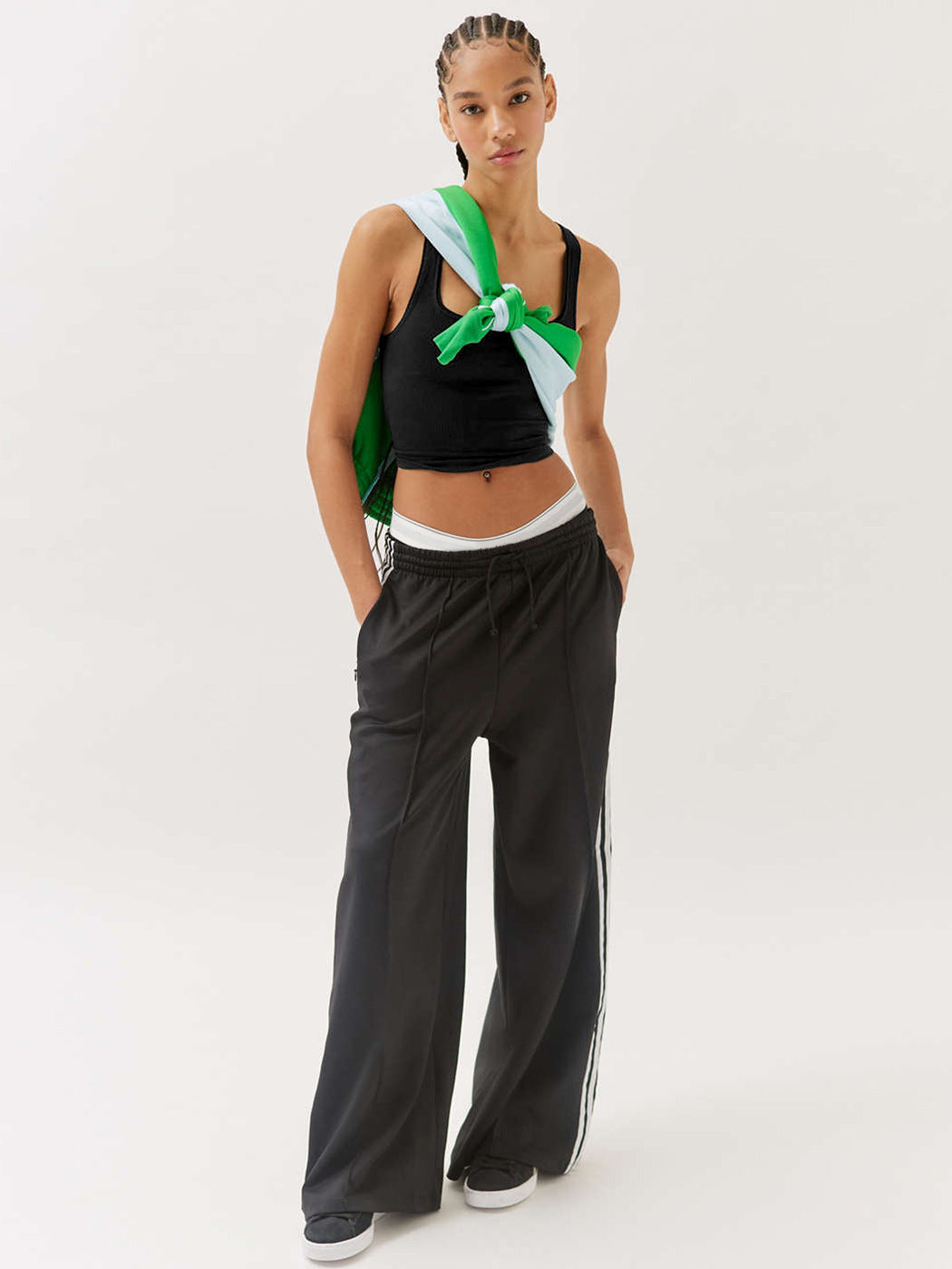 Sonicelife-Black Knitted Sexy Bodycon Crop Top