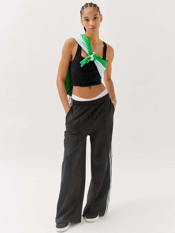 Sonicelife-Black Knitted Sexy Bodycon Crop Top