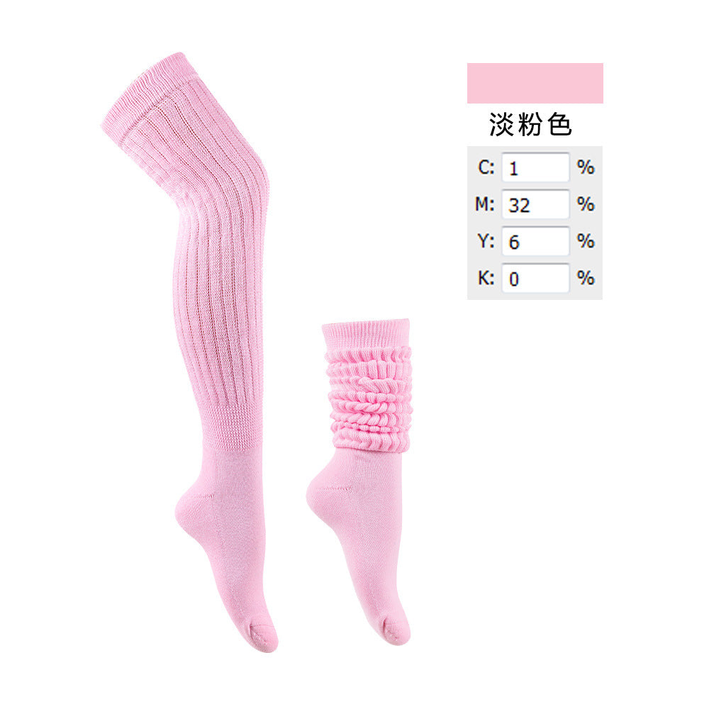 winter outfits men Socks American-Style Lengthened Thickened Slouch Socks Men's and Women's Long Towel Bottom Pile Socks