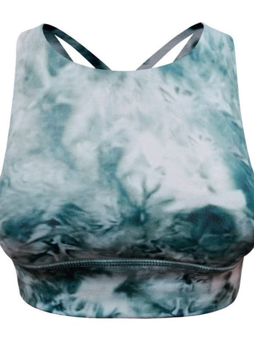 Sonicelife-Cross Back Shockproof Fitness Sports Yoga Bra