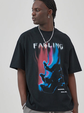 Sonicelife-Falling Aesthetic Y2K Print Dreamcore Unisex T-Shirt