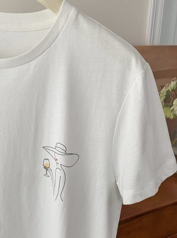 Sonicelife-White Loose Korean Version Short Sleeve Shirt
