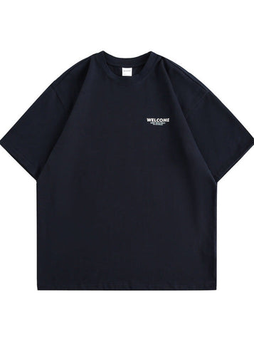 Sonicelife-Trendy Brand West Coast Half Sleeve Loose Shirt