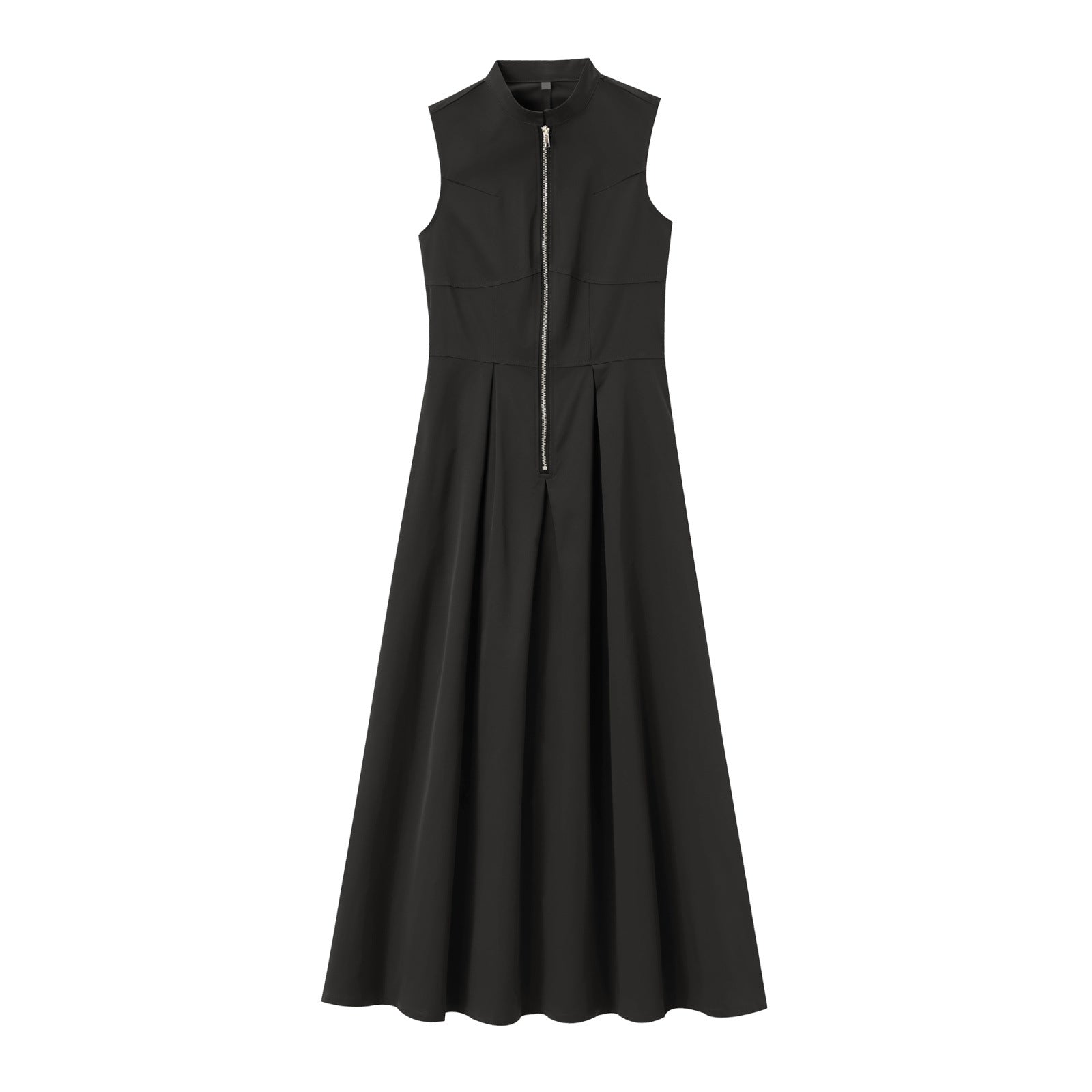 dress to impress outfits New Women's Fashionable round Neck Sleeveless Waist Dress