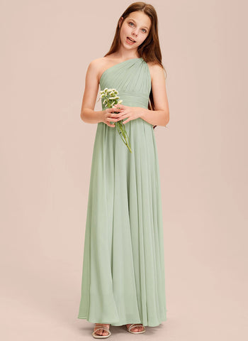 men costume ideas Simple One-Shoulder Chiffon Princess Dress Performance Ball Birthday Flower Girl Wedding Bridesmaid Dress