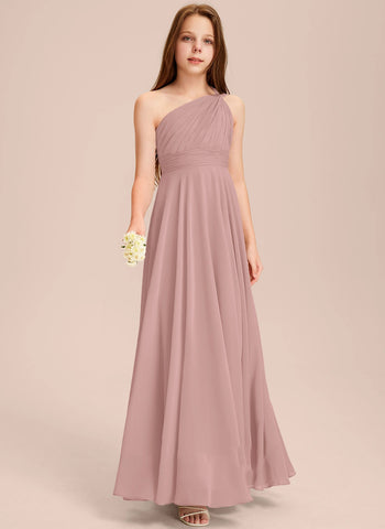 men costume ideas Simple One-Shoulder Chiffon Princess Dress Performance Ball Birthday Flower Girl Wedding Bridesmaid Dress