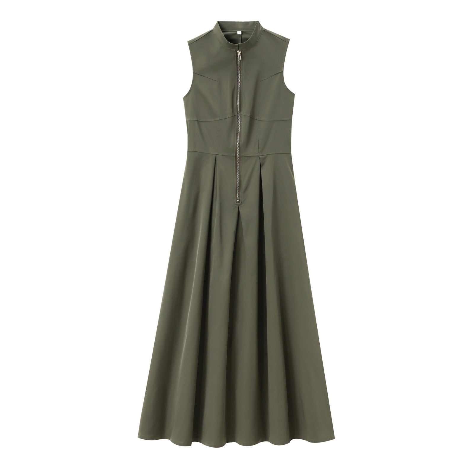 dress to impress outfits New Women's Fashionable round Neck Sleeveless Waist Dress