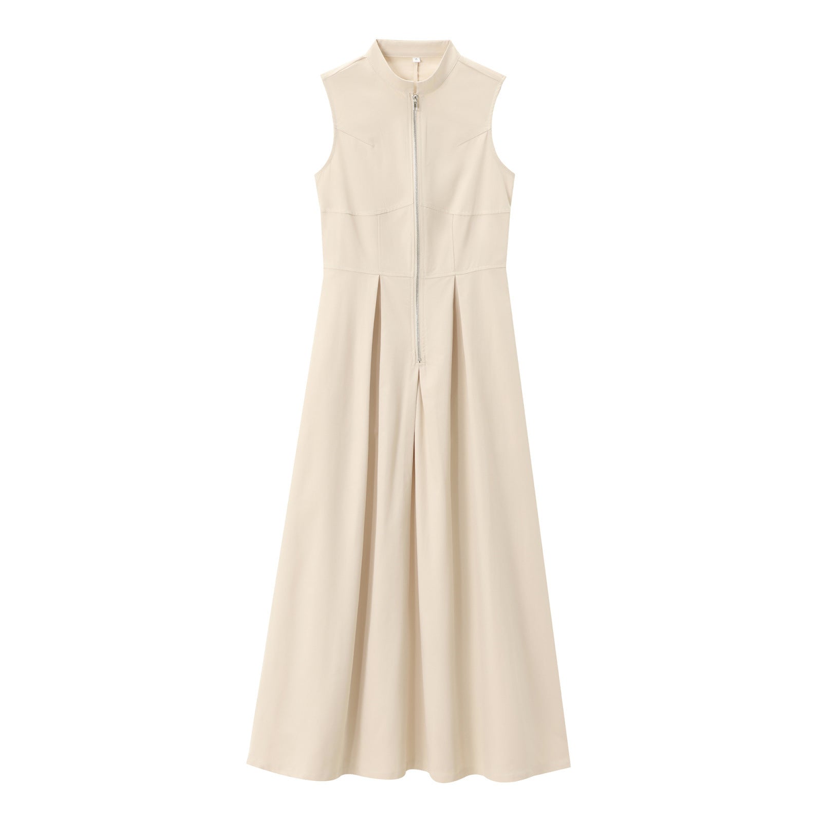 dress to impress outfits New Women's Fashionable round Neck Sleeveless Waist Dress