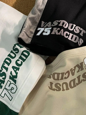 Sonicelife American Fashion Summer Vintage y2k Shorts Men And Women Summer Street Fashion Brand High Street Pant Loose Sport Splicing Pants