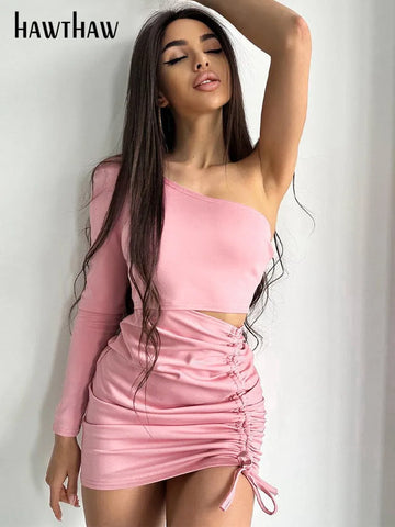 Sonicelife Women 2024 Autumn Winter Crop Tops Mini Skirt Party Club Two Piece Matching Sets Outfits Wholesale Items For Business