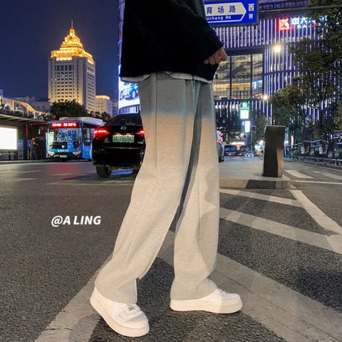Sonicelife American High Street Vintage Heavy Functional Wind Overalls Y2K Harajuku Fashion Straight Pants Men And Women Couple Loose Pants