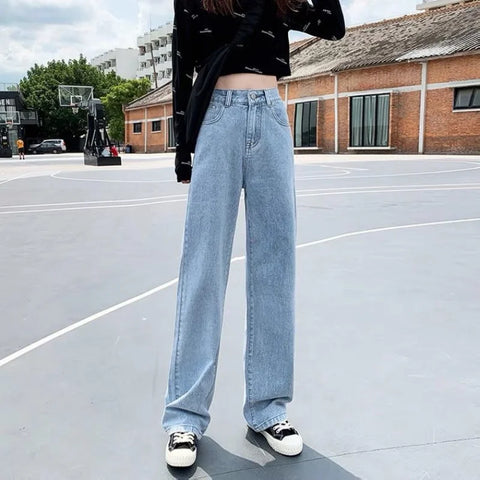 Sonicelife American Tide Brand Retro Washing Old Multi-pocket Tooling Jeans Y2K New Fashion Loose Straight Casual Jeans For Men And Women