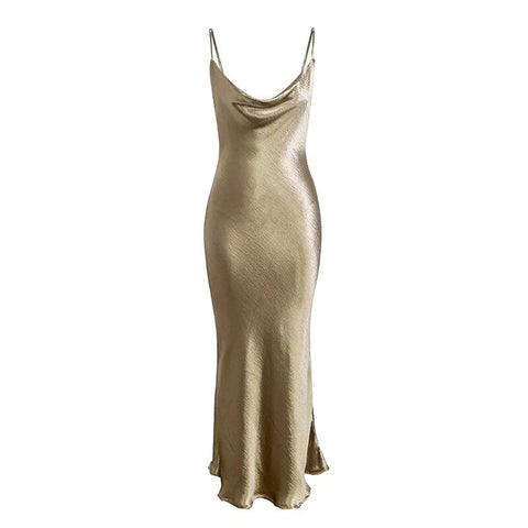 Sonicelife Satin Slip Scarlet Sensation Dress