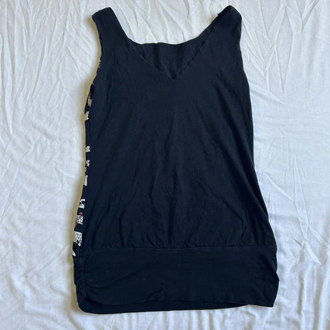 Sonicelife 2000s Retro Graphic Kawaii Crop Tops Y2K Grunge Skull Emo Tank Tops Women Sleeveless Vest E-girl Gothic Cyber Mall Streetwear