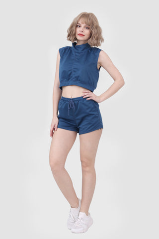 Sonicelife-Sleeveless Casual Two Piece Set