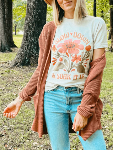 Sonicelife-Slow Down Graphic Tee
