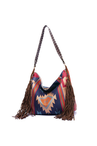 Sonicelife-Tassel Bohemia Canva Shoulder Bag