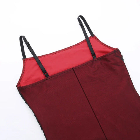 Sonicelife Velma Satin Mesh Dress