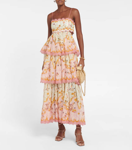 Sonicelife Zimmermann Laurel Frill Dress