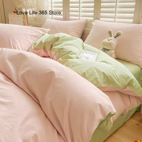 Sonicelife Doughnut Soft And Cute Donut Bedding Set Ins Linen And Duvet Cover With Pillowcases Single Double Full Size For Kids Adults