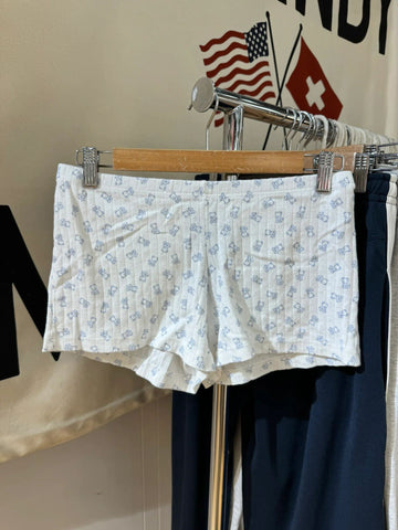 Sonicelife New Bear Bow Print Home Underwear Shorts Women Elastic High Waist Straight Short Pants Summer Sweet Cute Y2K Pajama Sweatshorts