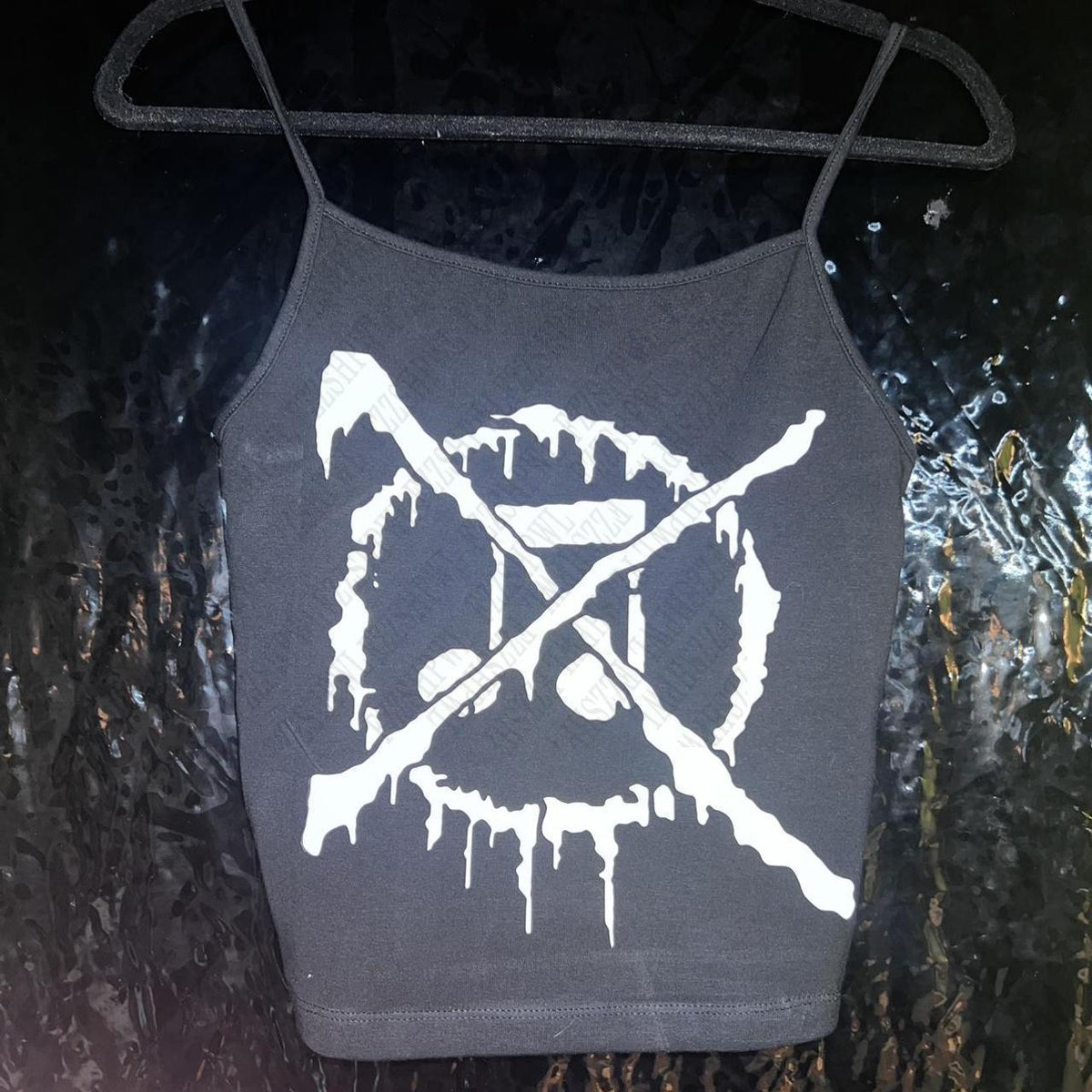 Sonicelife Gothic Hip Hop Woman Singlet Y2K Sleeveless Soft Printing Halter tops Aesthetic Fashion Punk Grunge Vintage Slim Rock Sport Vest