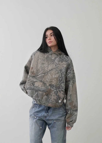 Sonicelife Harajuku Hoodie Women Clothing Vintage Streetwear Hip-hop Sweatshirts Casual Fashion Hooded Camouflage Y2k Hoodies Ropa Mujer