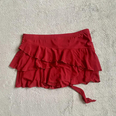 Sonicelife Hot Girl Bow Bottoms Y2K Women Chic Mini Skirts Vintage Lower garment Daily Sexy Slim Gothic Chic Soft Harajuku Tide Clothing