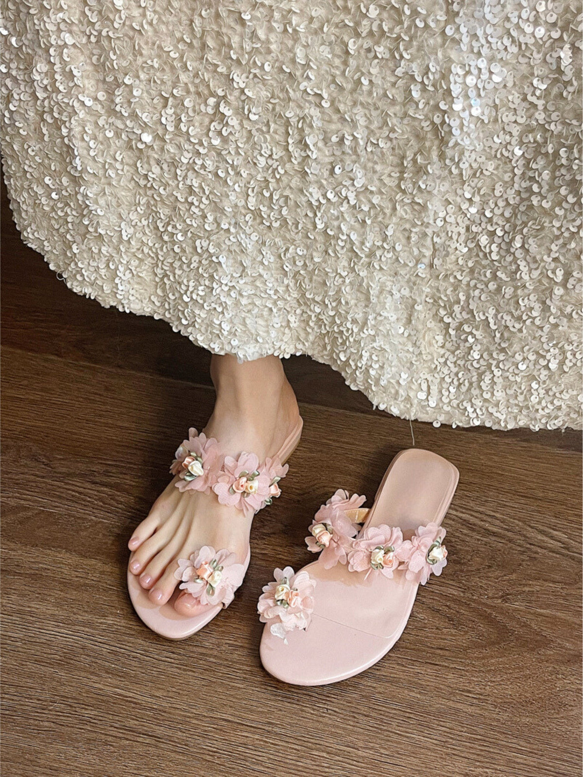 thanksgiving outfit Sonicelife Dorothy Floral Sandals